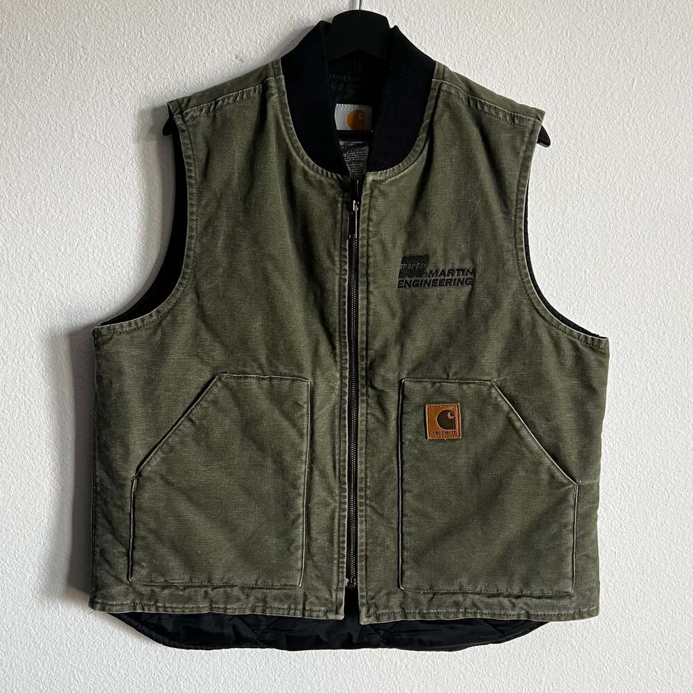 Carhartt V52 LOV green work wear vest